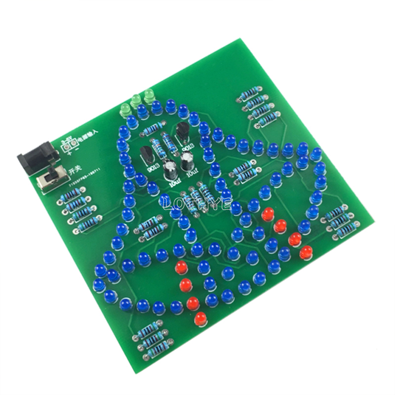 DC 3-5V DIY LED Swing Wind Chi - Electronics Repair School review and price