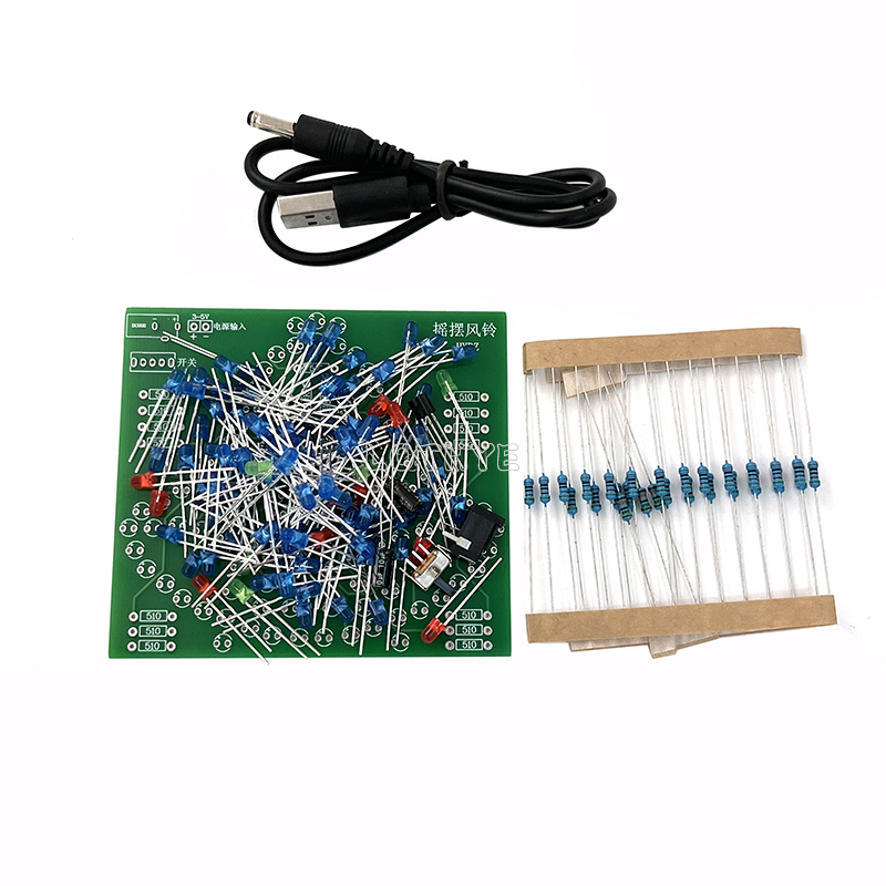 DC 3-5V DIY LED Swing Wind Chi - Electronics Repair School review and price