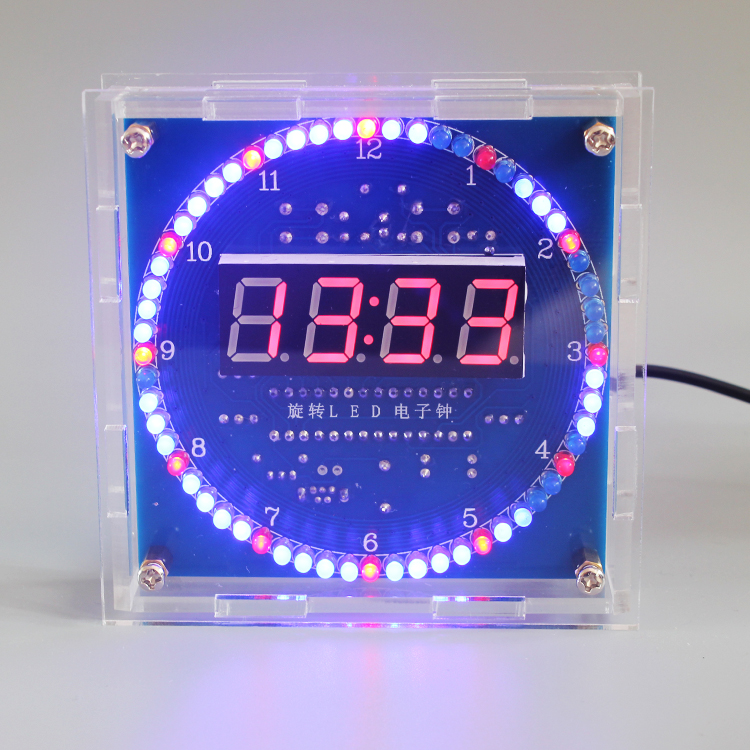 DIY Rotating LED Electronic Di - Electronics Repair School review and price