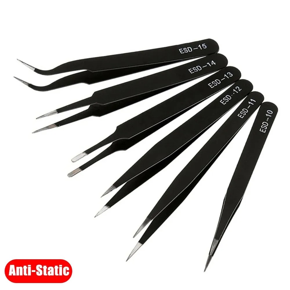 6PCS Precision Tweezers Set ES - Electronics Repair Tools And Equipment review and price