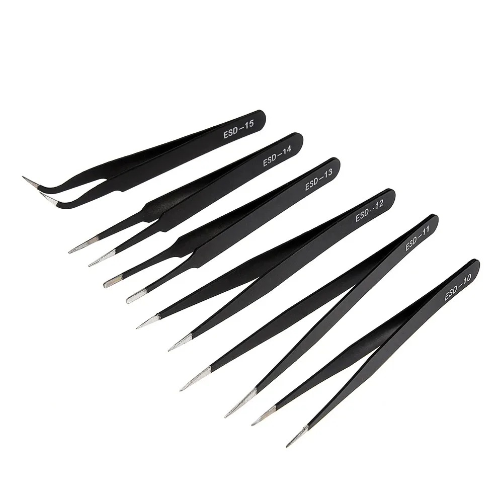 6PCS Precision Tweezers Set ES - Electronics Repair Tools And Equipment review and price