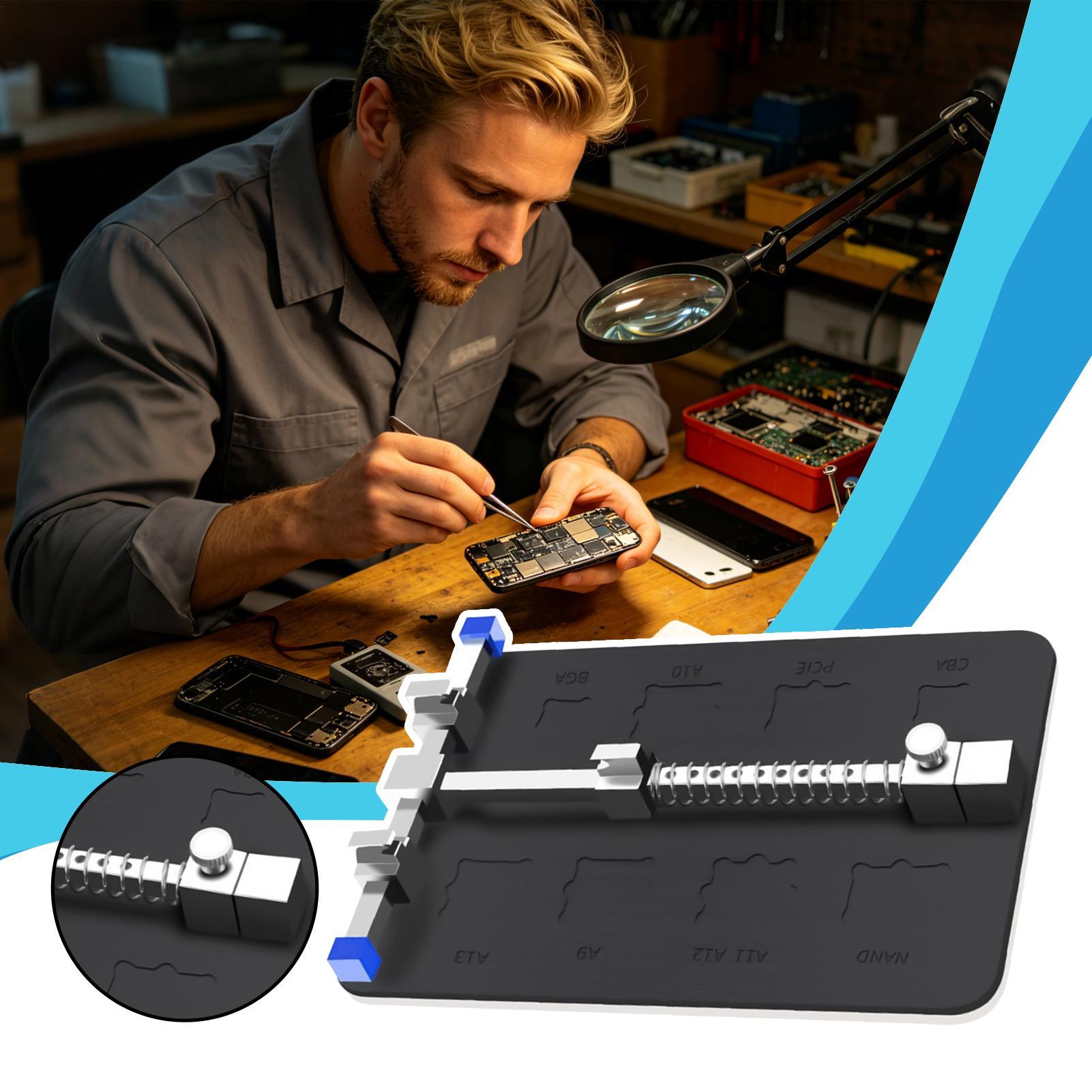 PCB Board Holder Adjustable Mo - Electronics Repair For Beginners review and price